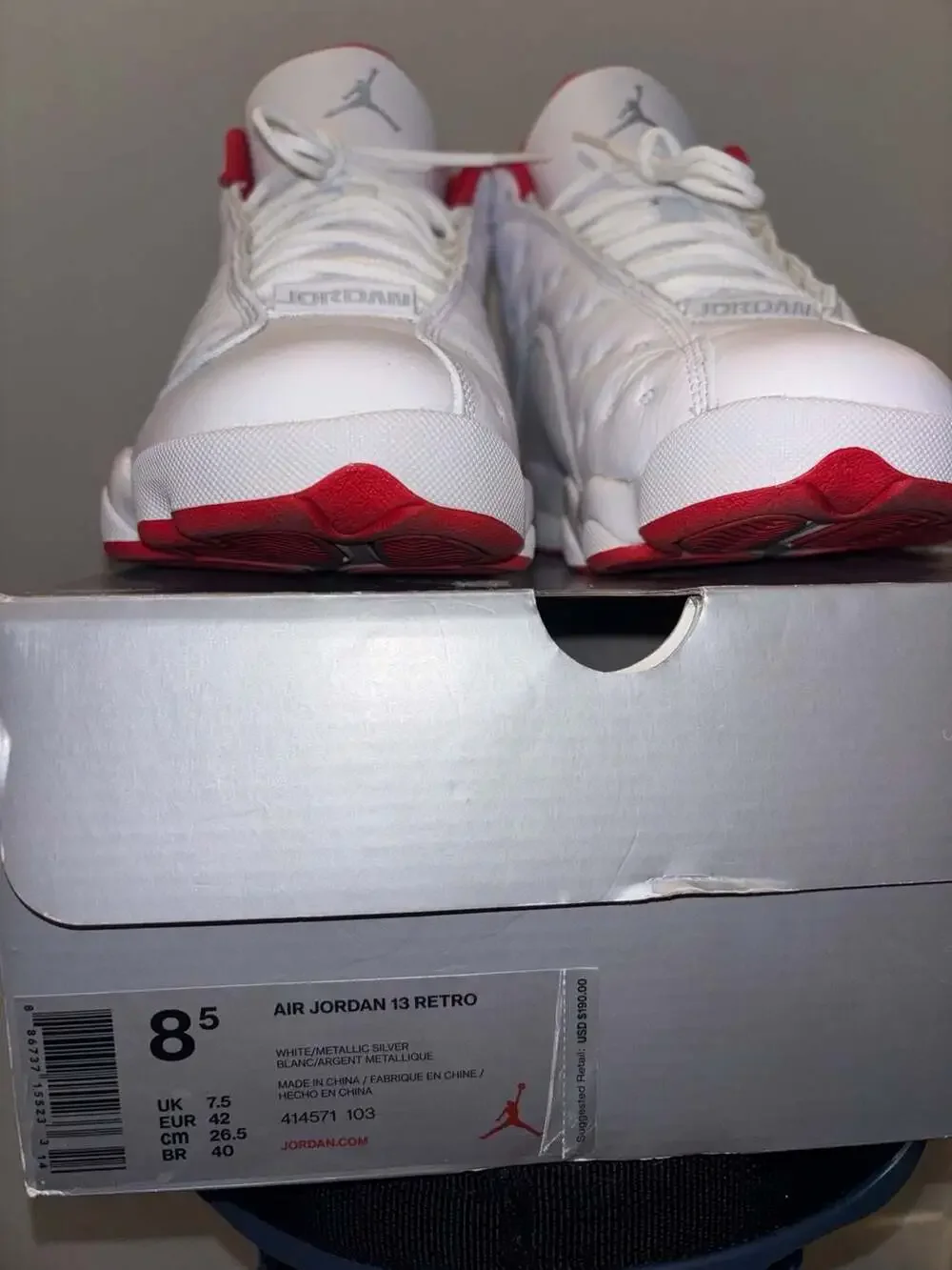 Air Jordan 13 Retro ‘History of Flight’ Size 8.5 men’s. *Like New.